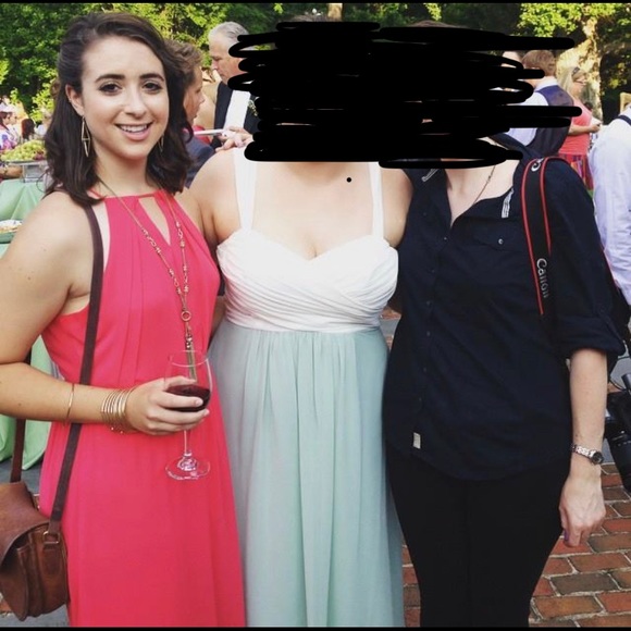 Hot Pink Maxi Dress - Picture 1 of 5